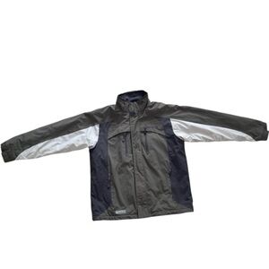 Free Country Jacket/Coat Men's Tan and Green Size Medium